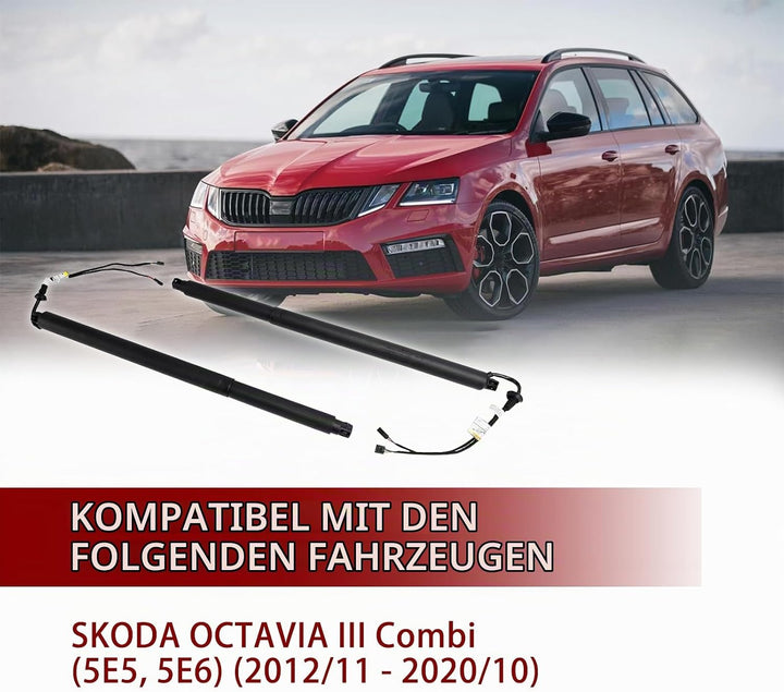 Antriebseinheit Heckklappe Gasdruckfeder, Paar Links und Rechts für S-koda Oc-tavia III 5E5 Kombi 20