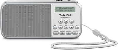 TechniSat TECHNIRADIO RDR – portables DAB+/UKW Radio (LCD-Display, Favoritenspeicher, Direktwahltast