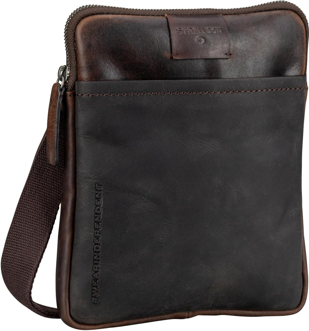 Strellson 4010003243 702 - Brick Lane Marcus Shoulderbag xsvz1 darkbrown Dark Brown, Dark Brown
