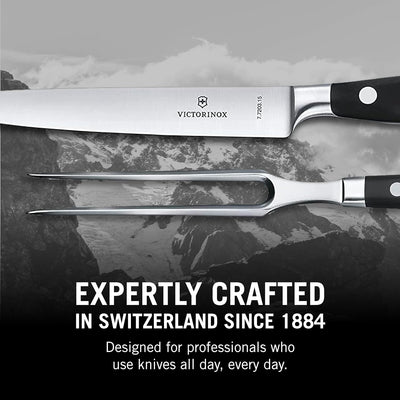 Victorinox, Grand Maître, Profi Tranchier-Set, 2-teilig, Extra Scharfe Klinge, 20 cm, Robuster Kunst