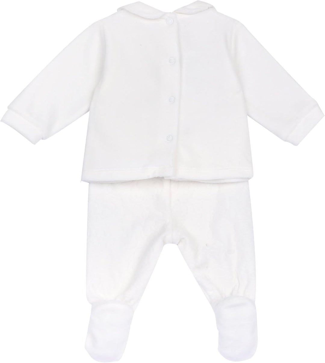 Chicco, Babyset Mit T-Shirt Und Leggings, Aus Weichem Nicki, Babykleidung Für 0-24 Monate, Designed