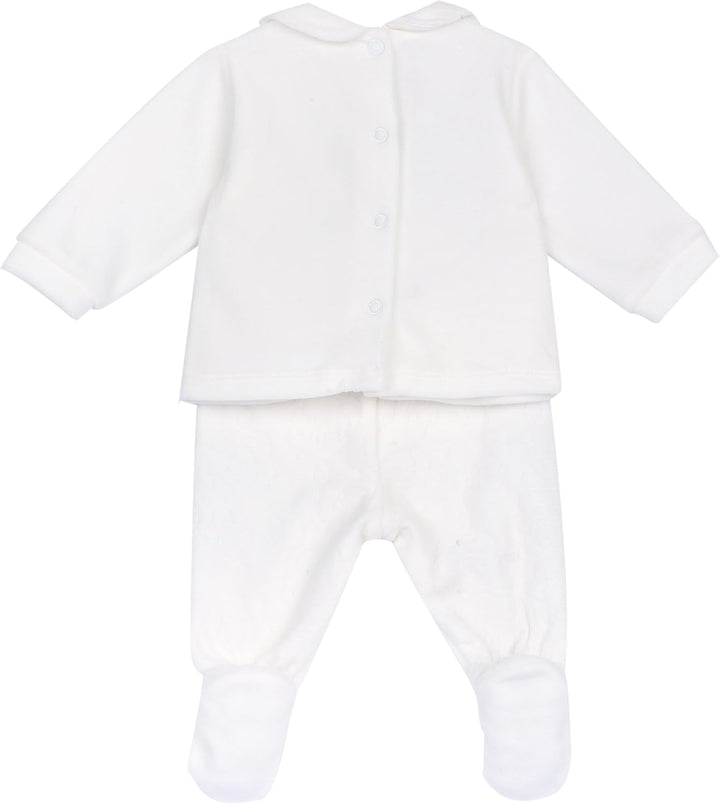 Chicco, Babyset Mit T-Shirt Und Leggings, Aus Weichem Nicki, Babykleidung Für 0-24 Monate, Designed