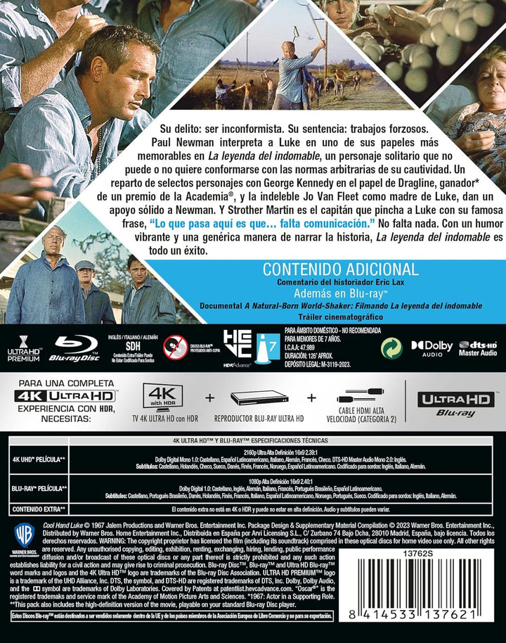 La leyenda del indomable (4K UHD+BD). EE METAL