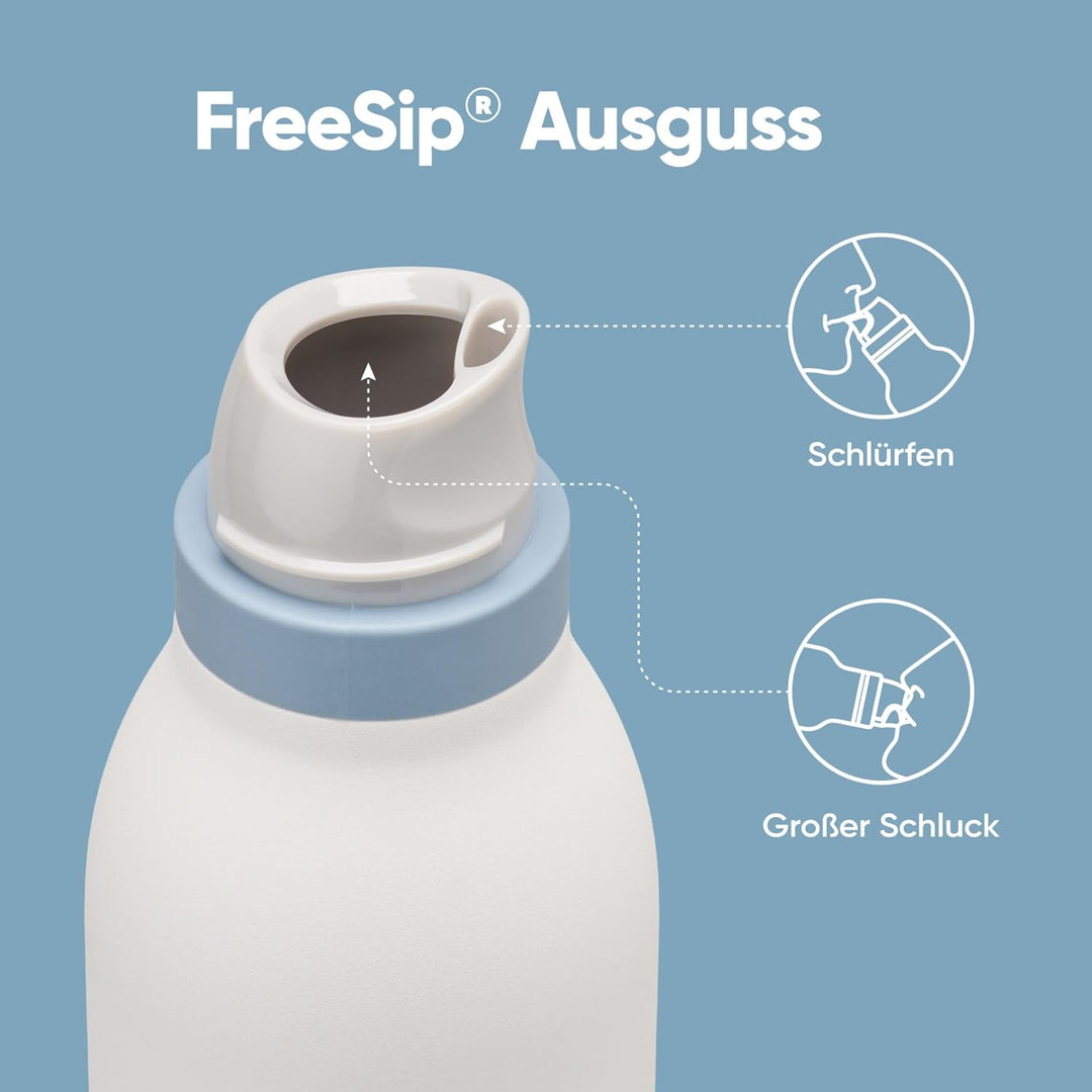 Owala FreeSip Twist Isolierte Edelstahl Trinkflasche mit Strohhalm, 710 ml – BPA-frei, optimal für S