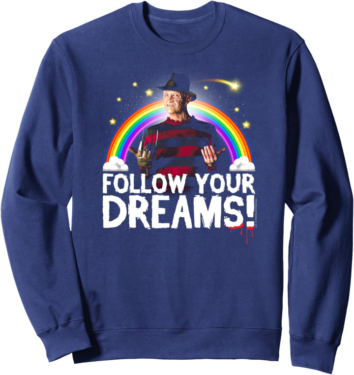 A Nightmare on Elm Street Freddy Follow Dreams Sweatshirt