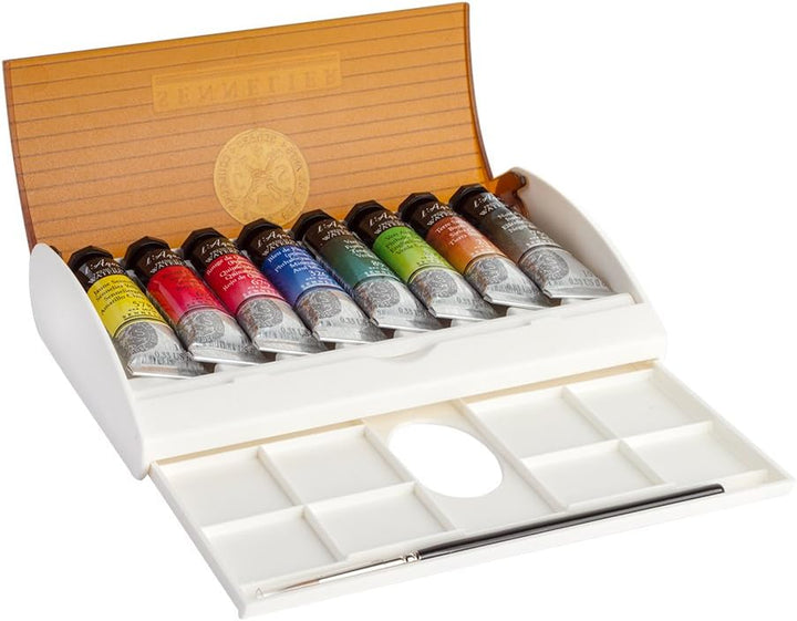 Sennelier Watercolor Travel Box 8 Tube Set by Sennelier