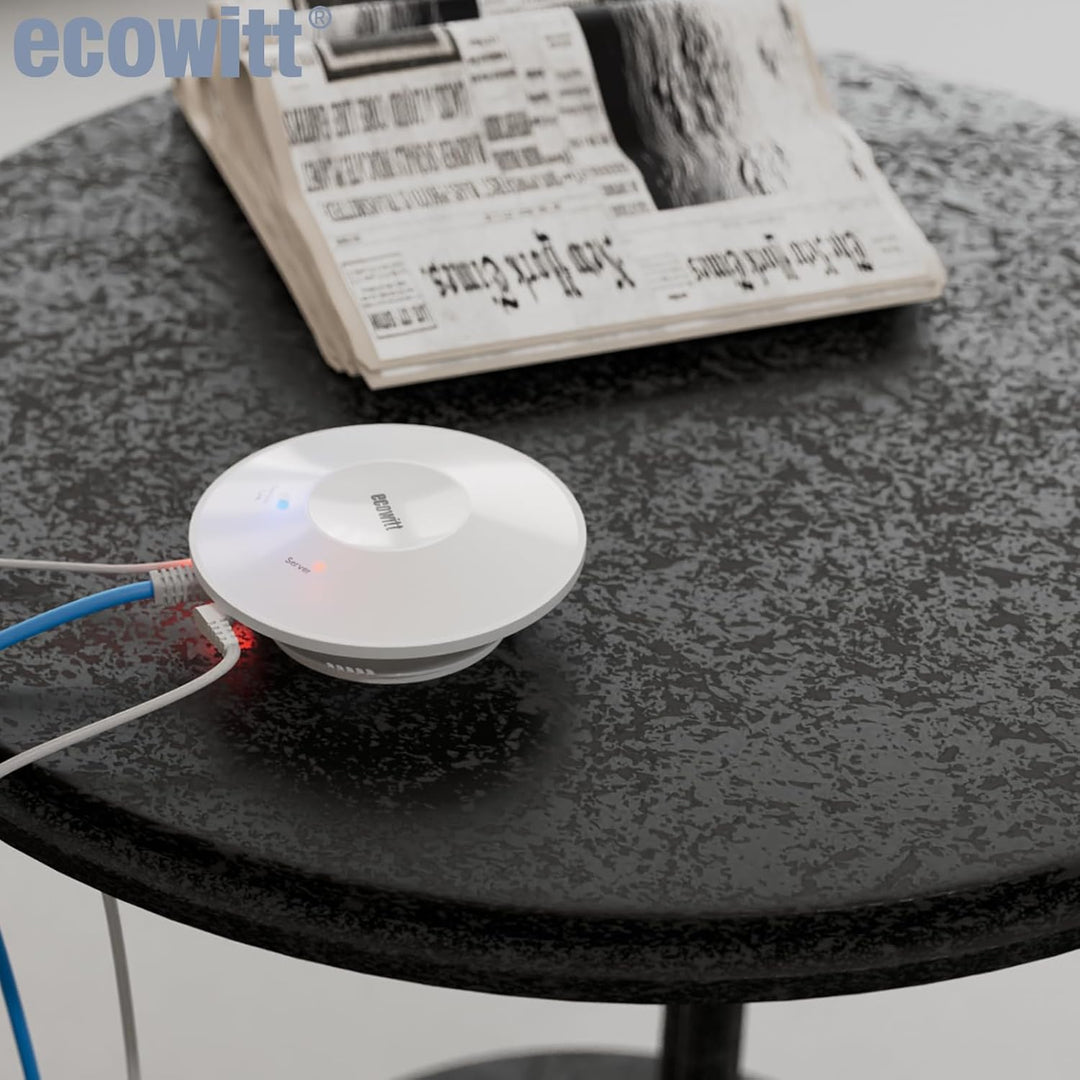 ECOWITT Wetterstation funk mit Aussensensor, Drahtlose Wetterstation Array WS69, mit 3 in 1 WiFi/Wir