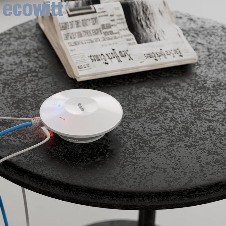 ECOWITT Wetterstation funk mit Aussensensor, Drahtlose Wetterstation Array WS69, mit 3 in 1 WiFi/Wir
