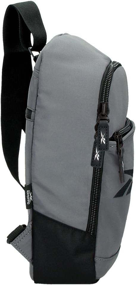 Reebok Newport graue Umhängetasche 18x35x9 cm Polyester bandolera cruzada Grau, bandolera cruzada Gr
