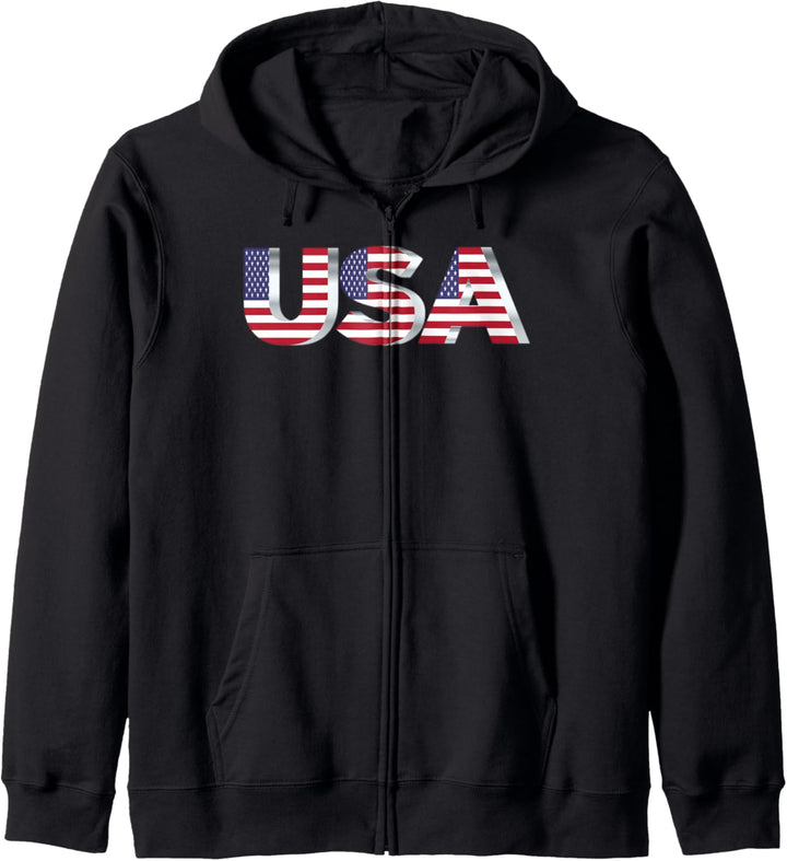 USA United States of America Kapuzenjacke