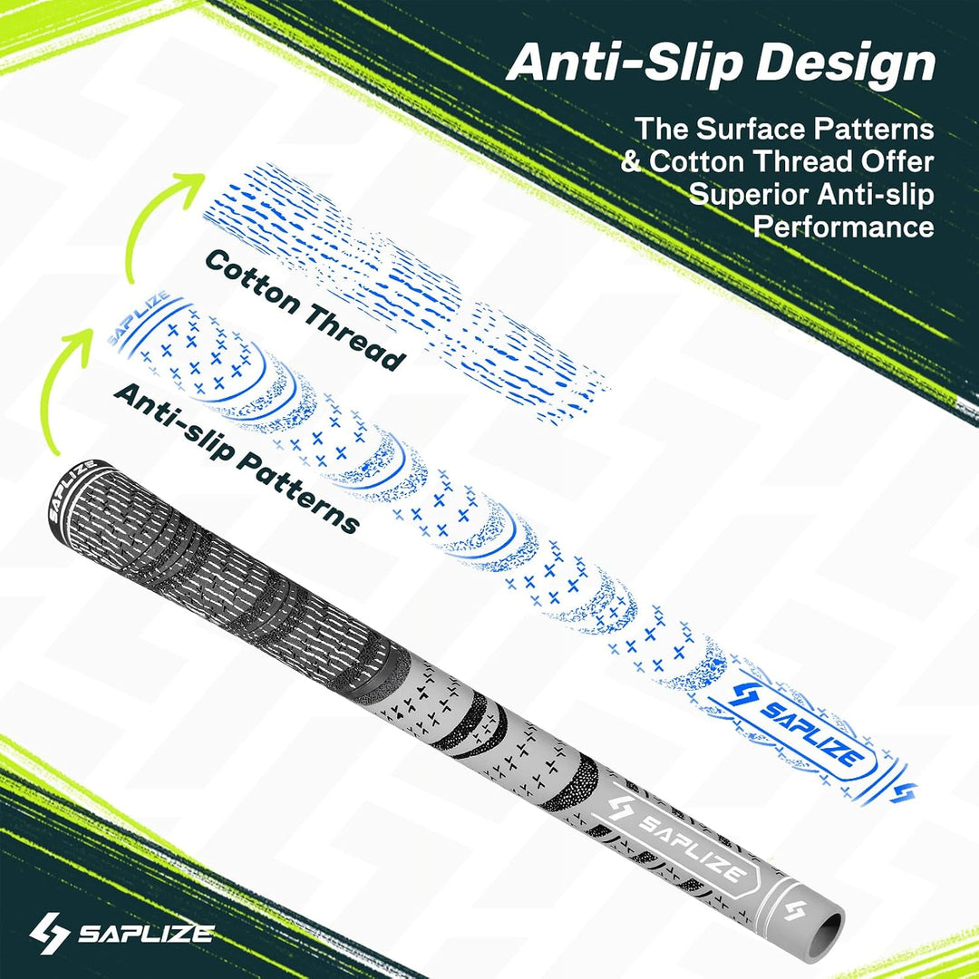 SAPLIZE CL03 Hybrid-Golfgriffe, 13 Stück, Optionen des Basis-Sets (13 Griffe) oder Deluxe-Set (13 Gr