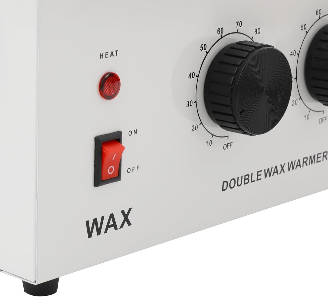 Doppelter Wachswärmer Wachs Haarentfernung 200W 220-240V Elektrischer Wachsschmelzer 400ml Pro Topf