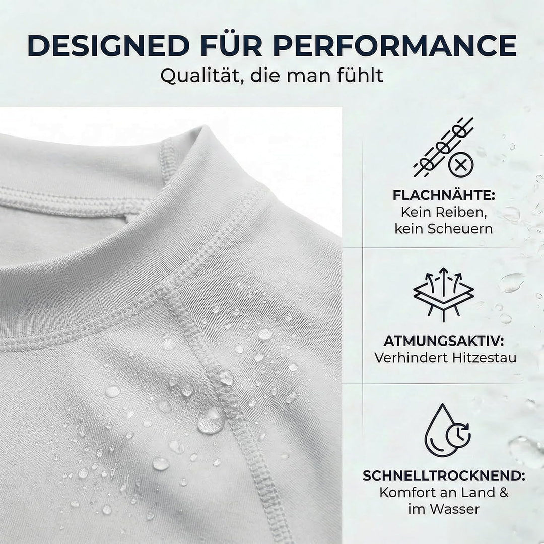 iQ-UV Shirt Herren Slim Fit Weiss (Weiss) M, Weiss (Weiss) M