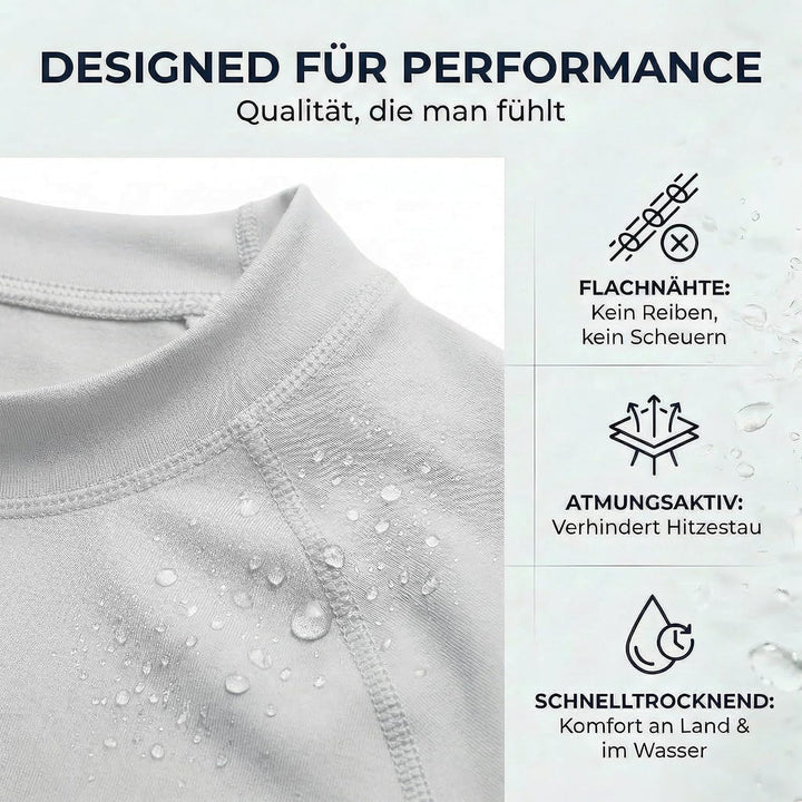 iQ-UV Shirt Herren Slim Fit Weiss (Weiss) XL, Weiss (Weiss) XL