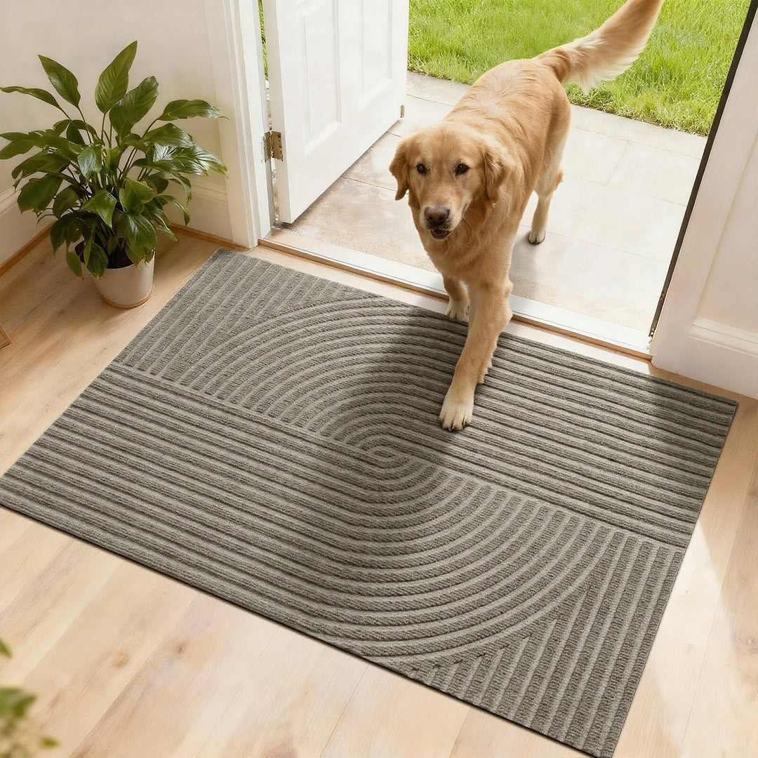 Schmutzfangmatte Innen Aussen 60x90cm, Fussmatte haustür-Beige Beige 60cmx90cm, Beige 60cmx90cm