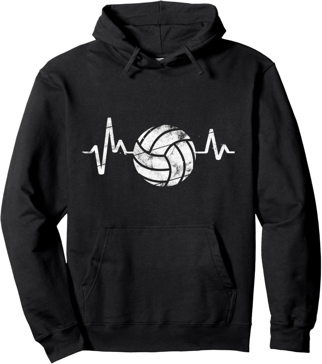 Volleyball Herzschlag Geschenk Pullover Hoodie