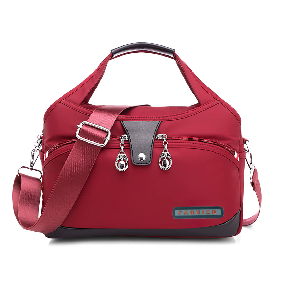 DIRRONA Damen Umhängetasche Multi Pocket Crossbody Bag Schultertaschen Leicht Handtasche Waterproof
