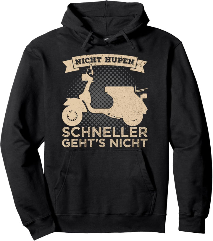 Motorroller Rollerfahrer E-Roller Scooter Zweirad Roller Pullover Hoodie
