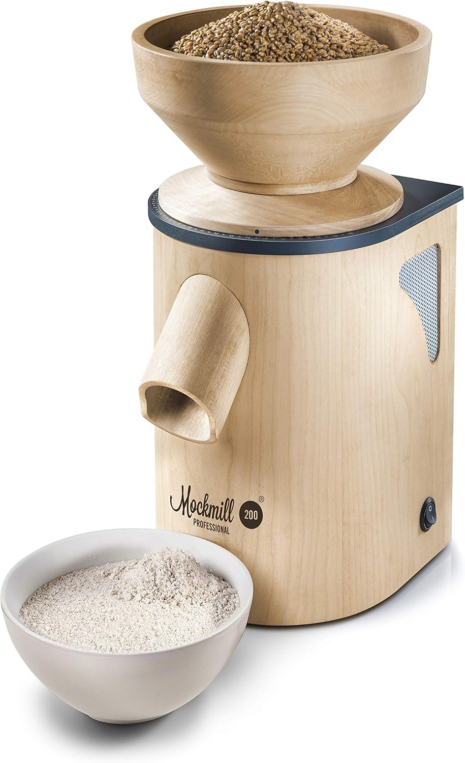 Getreidemühle Mockmill Professional 200 | frisches Mehl | Made in Germany |+ 2,5 kg Bio Buchweizen P