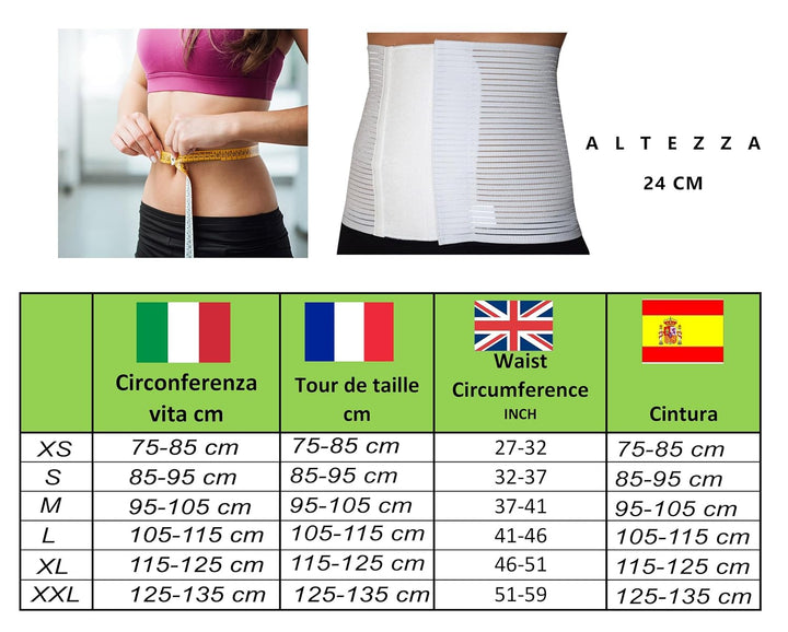 BODYPERFECT Bauchgurt nach geburt Bauchband nach der Operation Postpartum Gürtel für Damen Rückenstü