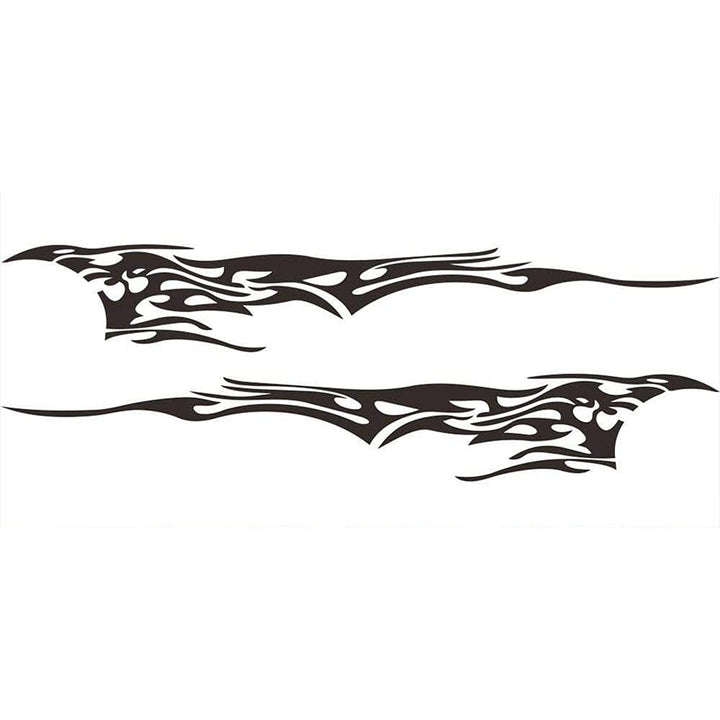 Riloer 2pcs modifizierte Flamme Element Totem dekorativer Aufkleber Autokörper Dekoration allgemeine