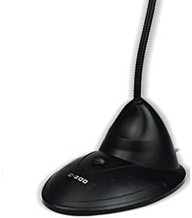 tooloflife 3,5 mm Desktop Mikrofon | Flexibles Schwanenhalsmikrofon für PC Desktop Laptop Skype Podc