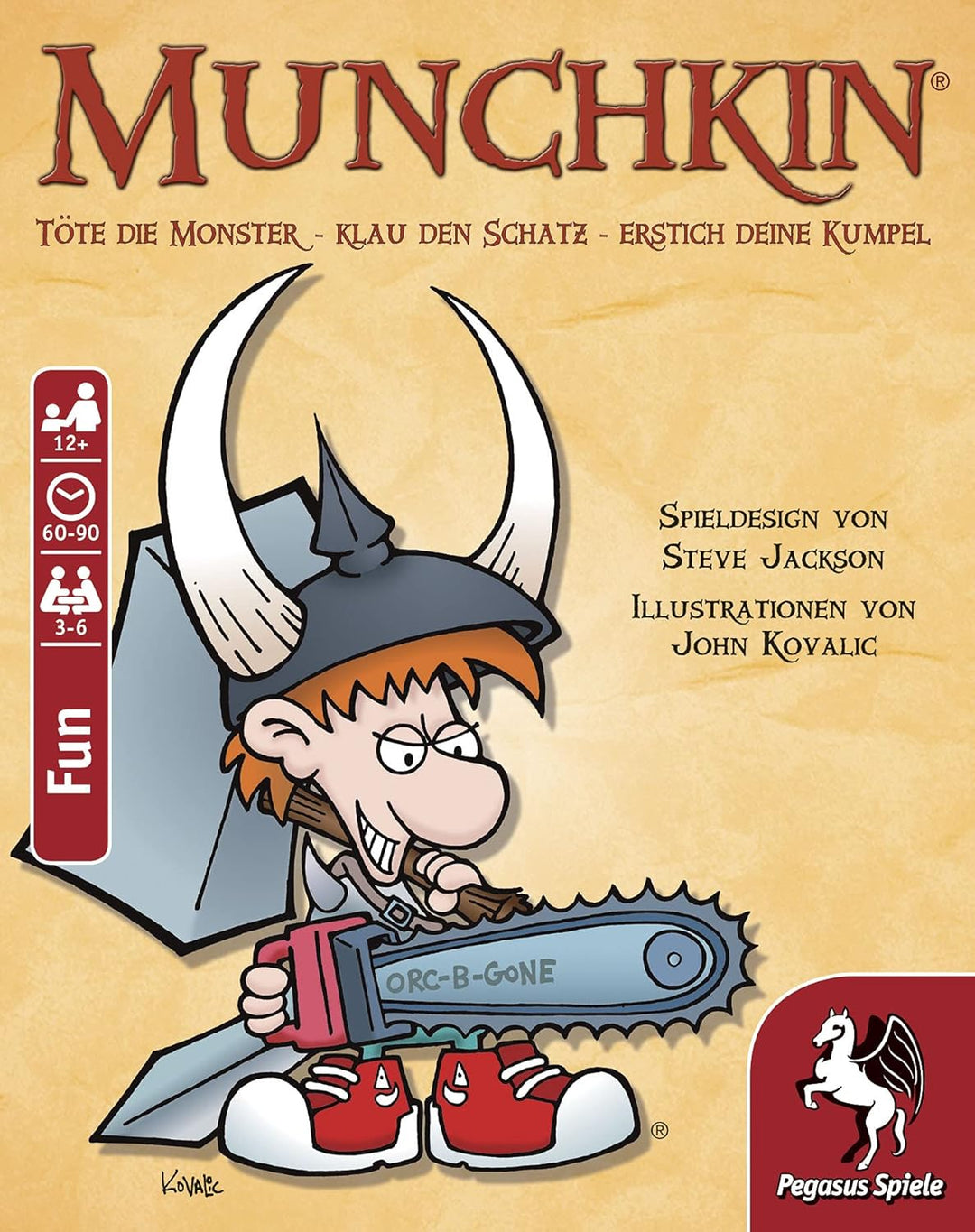 Pegasus Spiele 17211G - Munchkin Kartenspiel (Deutsche Ausgabe)