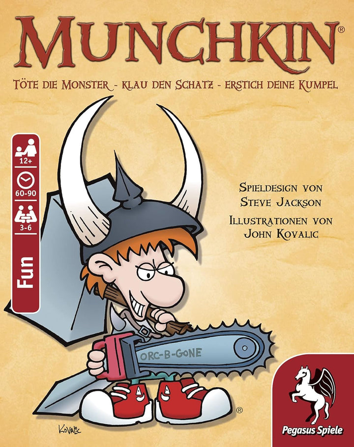 Pegasus Spiele 17211G - Munchkin Kartenspiel (Deutsche Ausgabe)