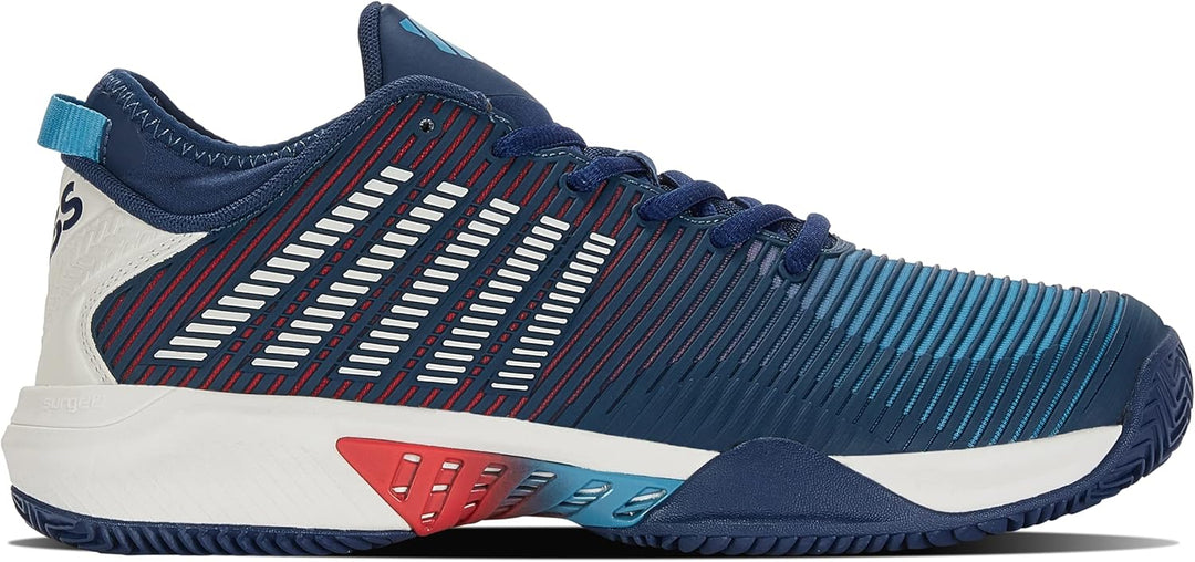 K-Swiss Herren Hypercourt Supreme Sport Shoe, Blue Opal Blanc De Blanc Lollipop