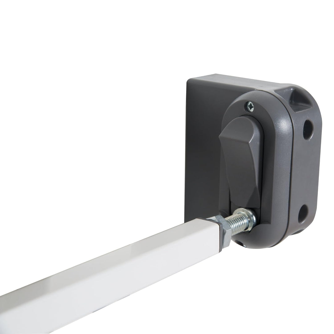 roba Türschutzgitter 'Easy Step', Metall Schutzgitter weiss, extra hoch, variable Breite 60-97cm