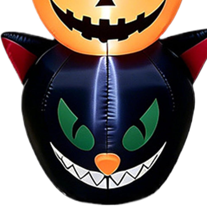 Halloween Inflatables 6ft Waterproof – LED Pumpkin Ghost Decor