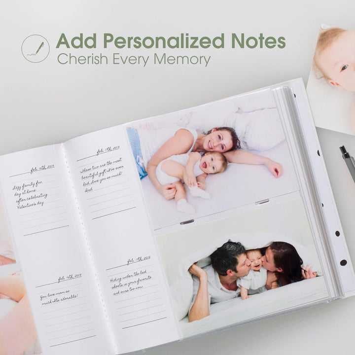 Pearhead Baby-Fotoalbum, Babybuch Andenken für frischgebackene und werdende Eltern, geschlechtsneutr