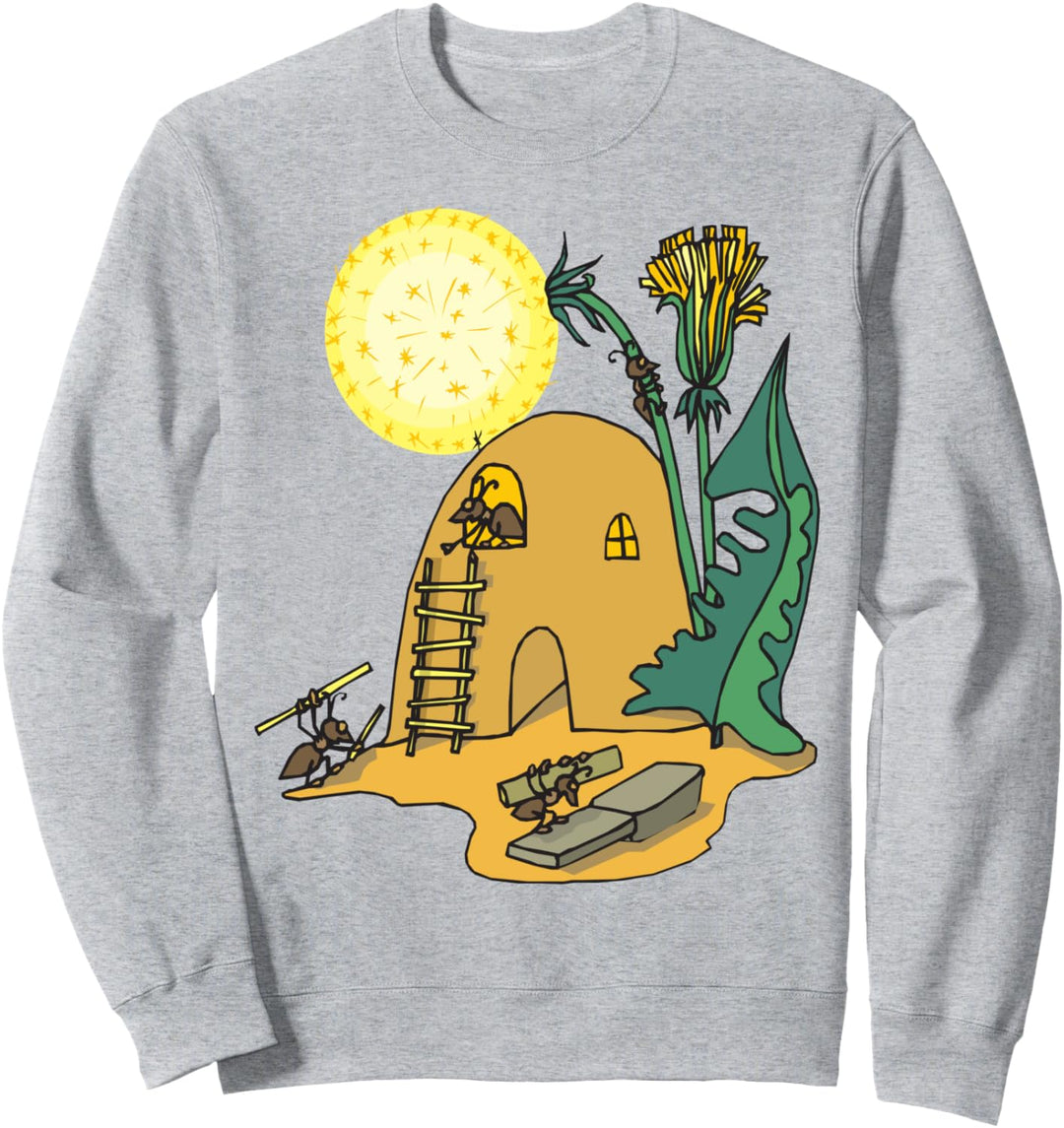 Ameisenhügel-Karikatur Sweatshirt