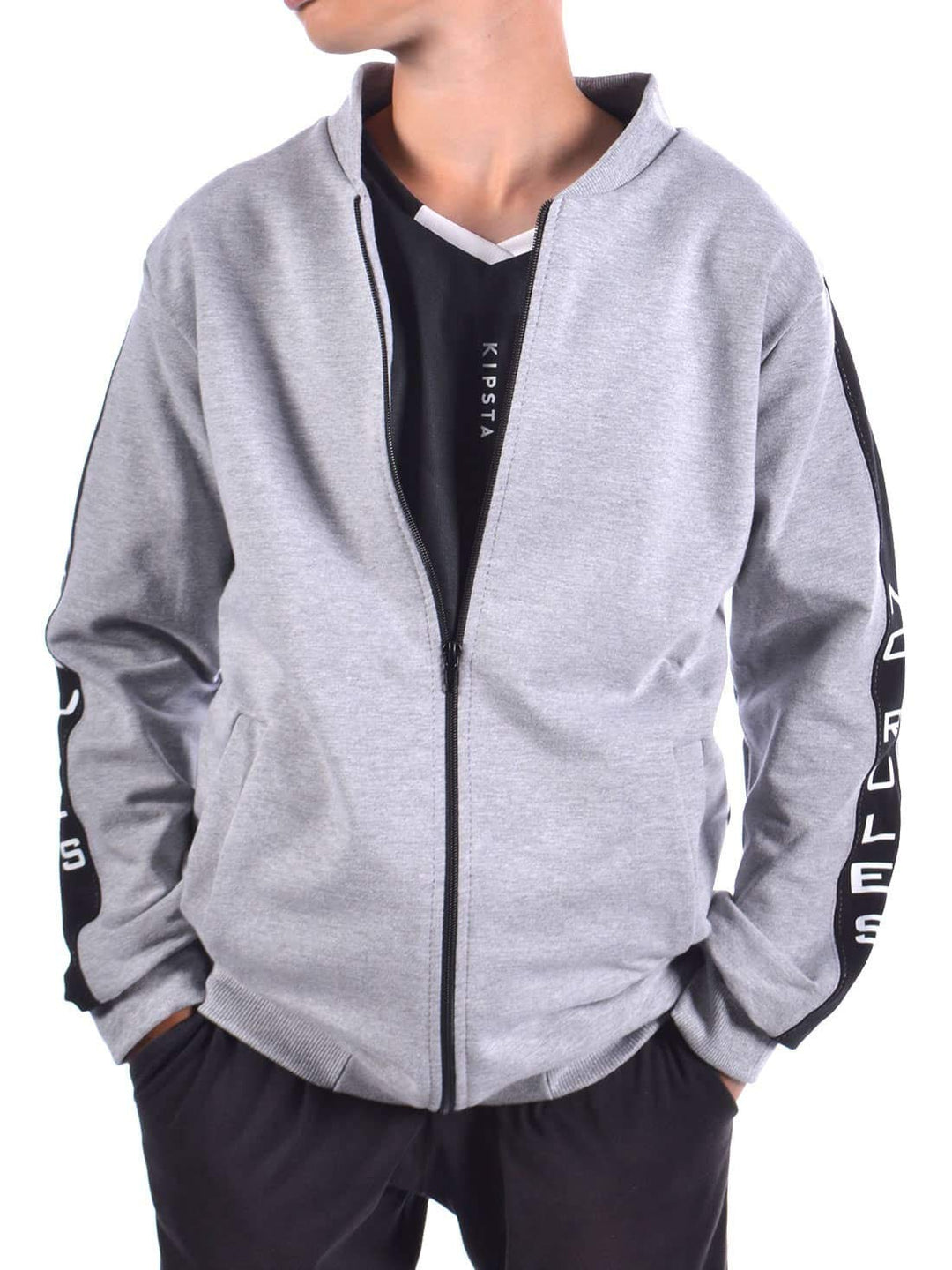BEZLIT Jungen Kinder Hoodie Pullover Sweatjacke 30238 104 Grau, 104 Grau