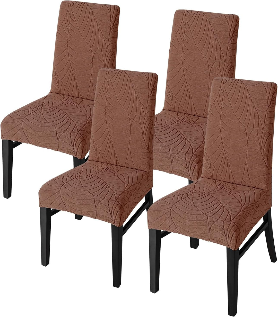 SHENGYIJING Stretch Set of 2 or 4 or 6 Waterproof Dining Chair Covers for Dining Room, Removable and
