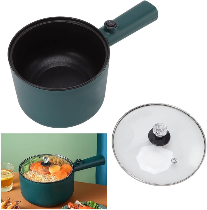 BAOFUYA Hotpot Elektrotopf, Hot Pots 1,8 L, Elektrischer Nudeltopf, Elektrischer Hot Pot, Kochtopf m