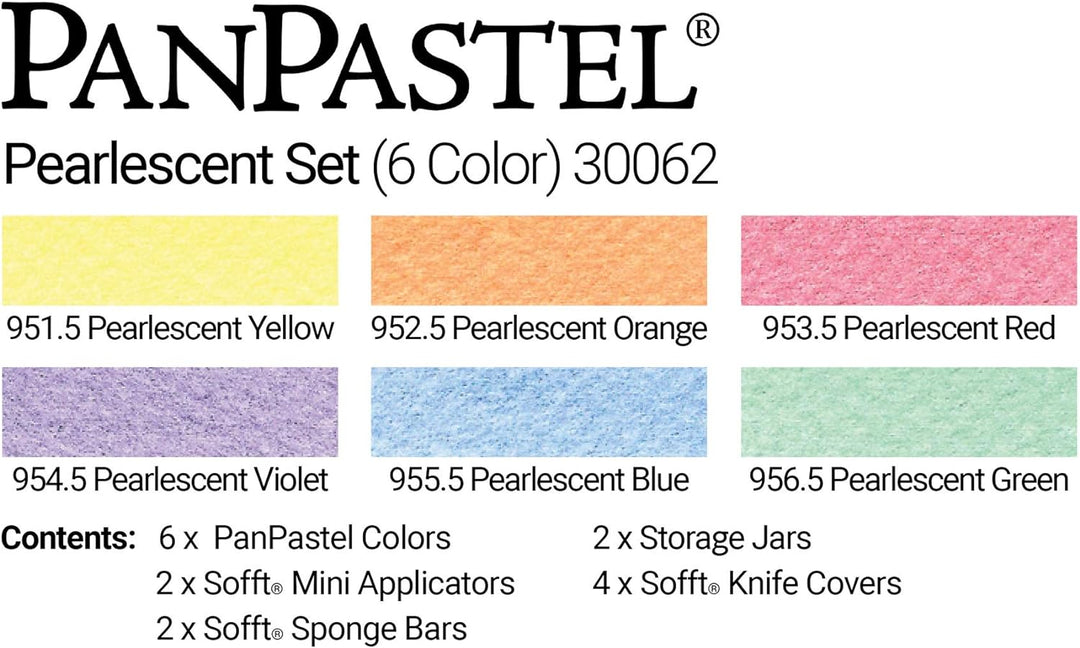 PanPastel Ultra Soft Artist Pastel Set 9ml 6/Pkg