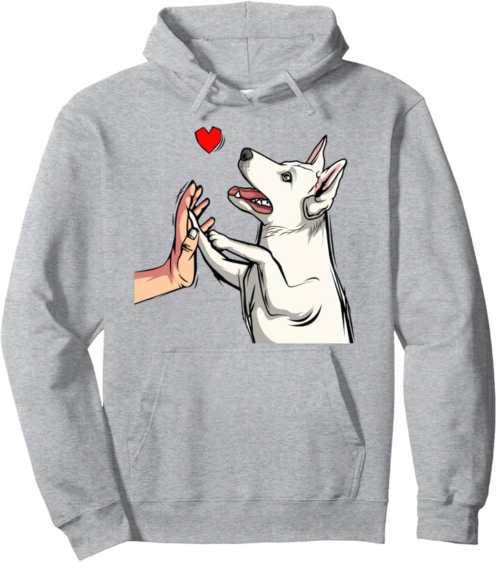 Weisser Schäferhund Schweizer Schäferhund Hunde Pullover Hoodie
