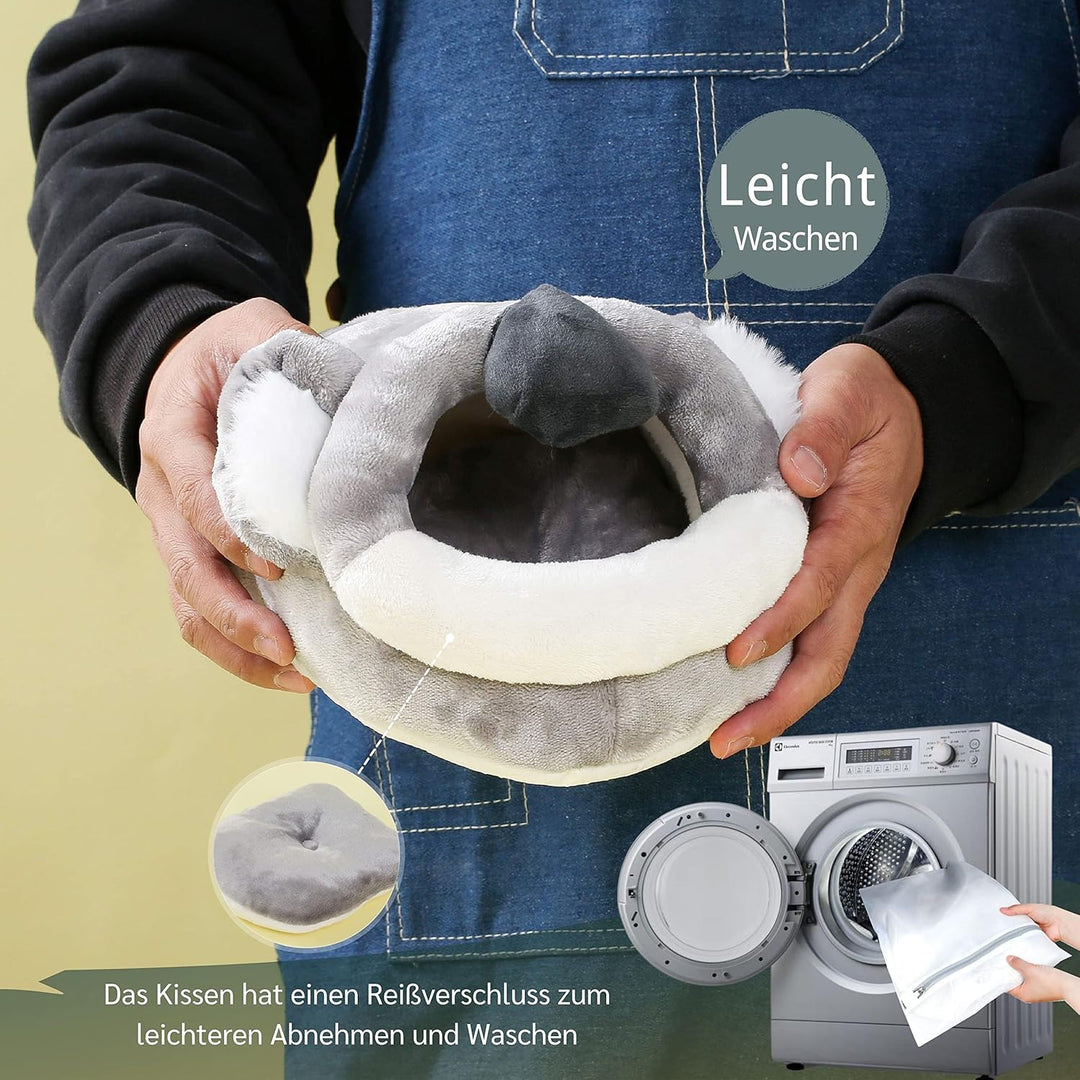 JanYoo Kleintierhöhle für Chinchilla, Igel, Meerschweinchen, Käfigzubehör, Spielzeug, für Bartagame,
