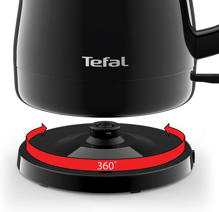 Tefal KO1538 VITA Wasserkocher 0,8 Liter 2400 Watt Kunststoff Kalkfilter schwarz