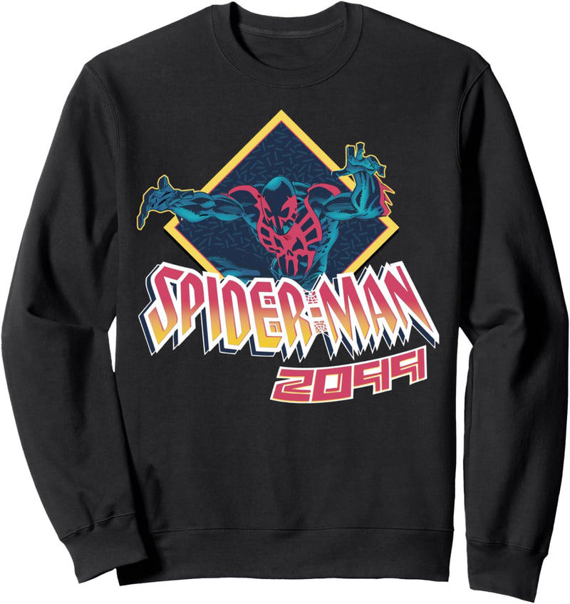 Marvel Spider-Man 2099 Action Portrait logo Sweatshirt