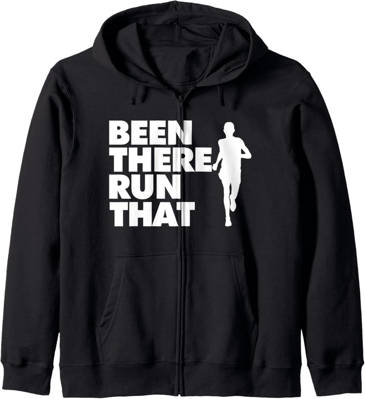 Marathon war da Lauf das Kapuzenjacke