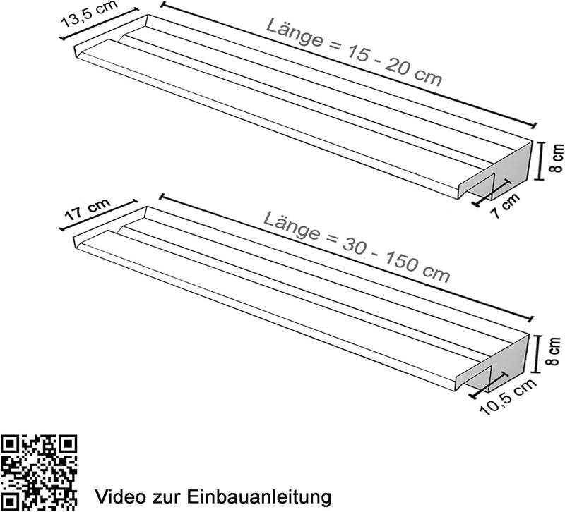 Köhko® Wasserfall 15 cm Wasserauslauf aus Edelstahl V2A matt gebürstet Aquafall 15 CM Wasserfall, 15