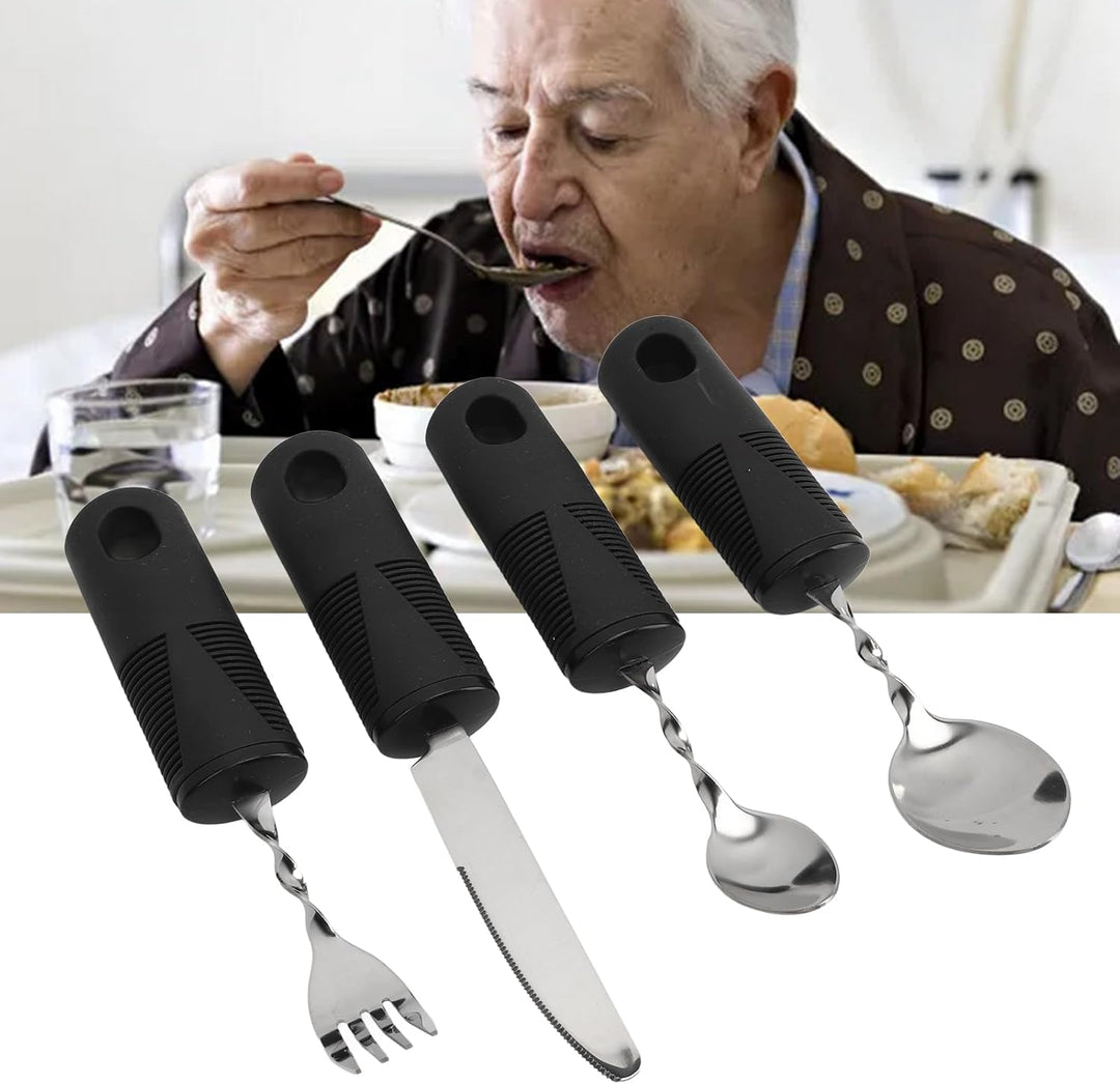 Gewichtete Utensilien für Zittern und Parkinson-Patienten, ergonomisches Design, Parkinson-Hilfe, ge