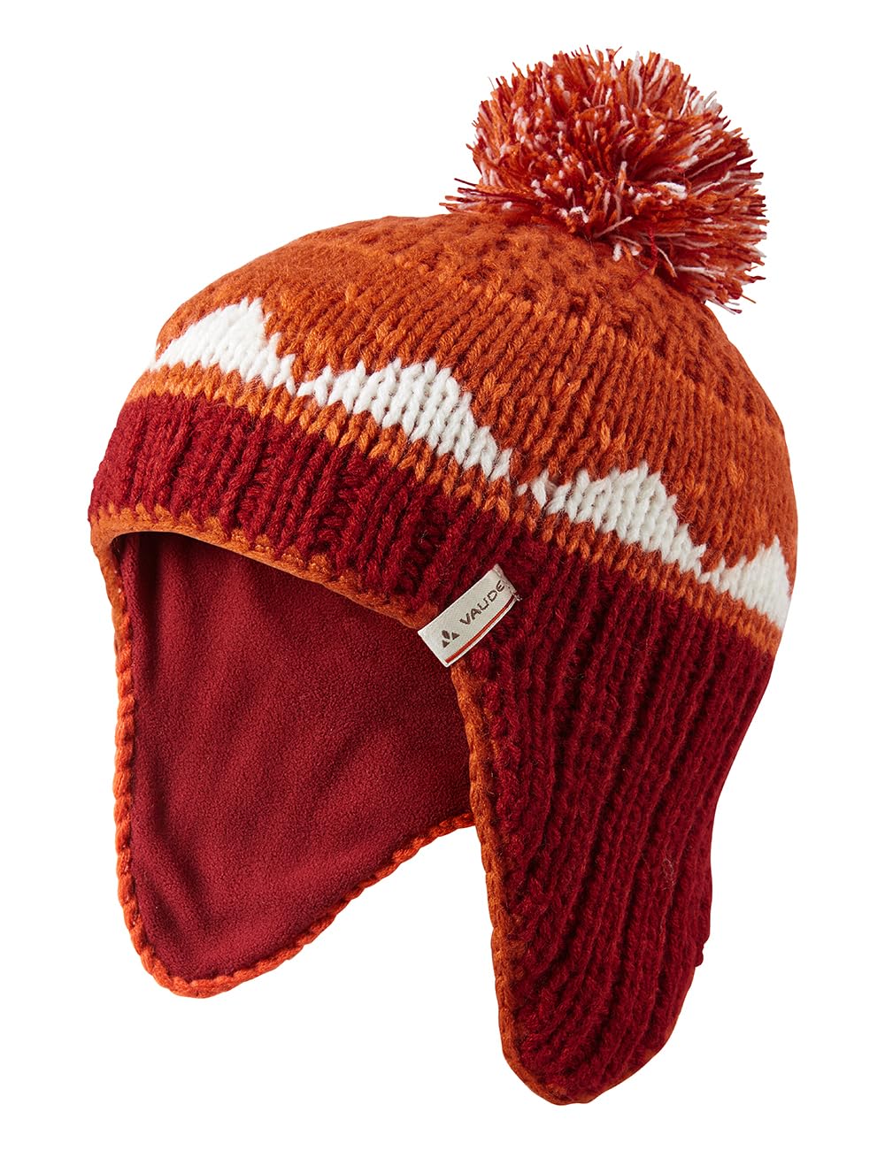 VAUDE Unisex Mütze Kids Knitted Cap Iv, salsa