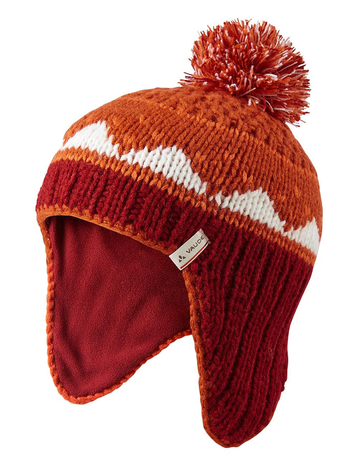 VAUDE Unisex Mütze Kids Knitted Cap Iv, salsa