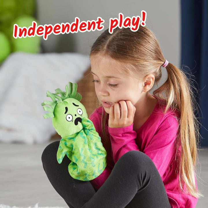 Learning Resources Feelings Family Handpuppen-Set, Handpuppen für Kinder, Gefühle kennenlernen, 5 Ha