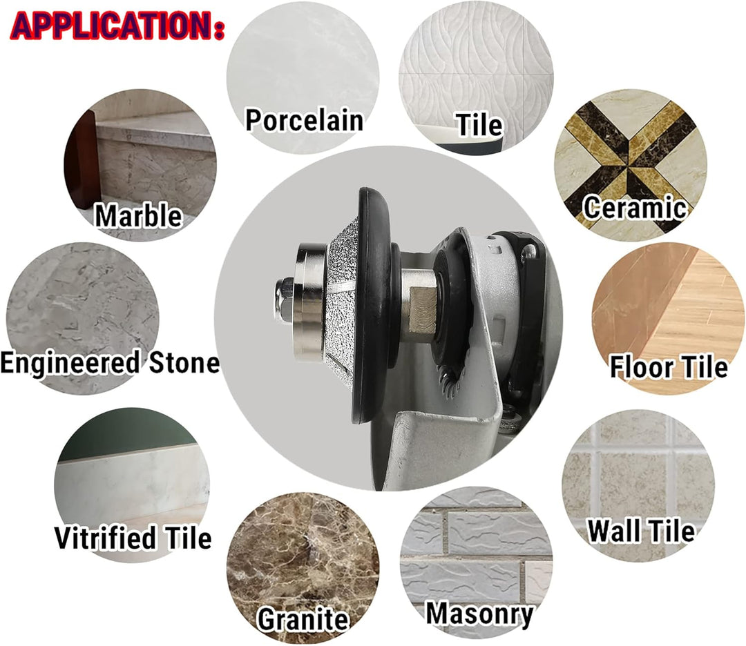 NBB Diamant-Profilscheibe Diamantfräser Fräsbohrer Trennreibahle Profilierungs-Bit für Porzellan Fli