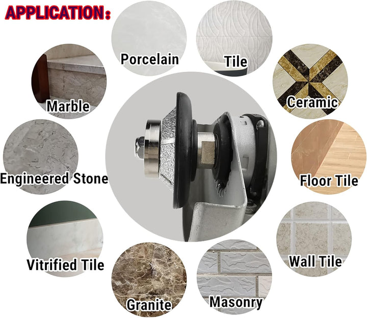 NBB Diamant-Profilscheibe Diamantfräser Fräsbohrer Trennreibahle Profilierungs-Bit für Porzellan Fli