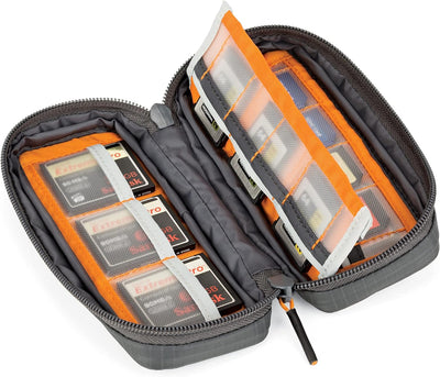 Lowepro GearUp Memory Wallet 20, Kompakter Speicherkarten-Organizer für CF-, XQD- & SD-Karten, SD-Ta